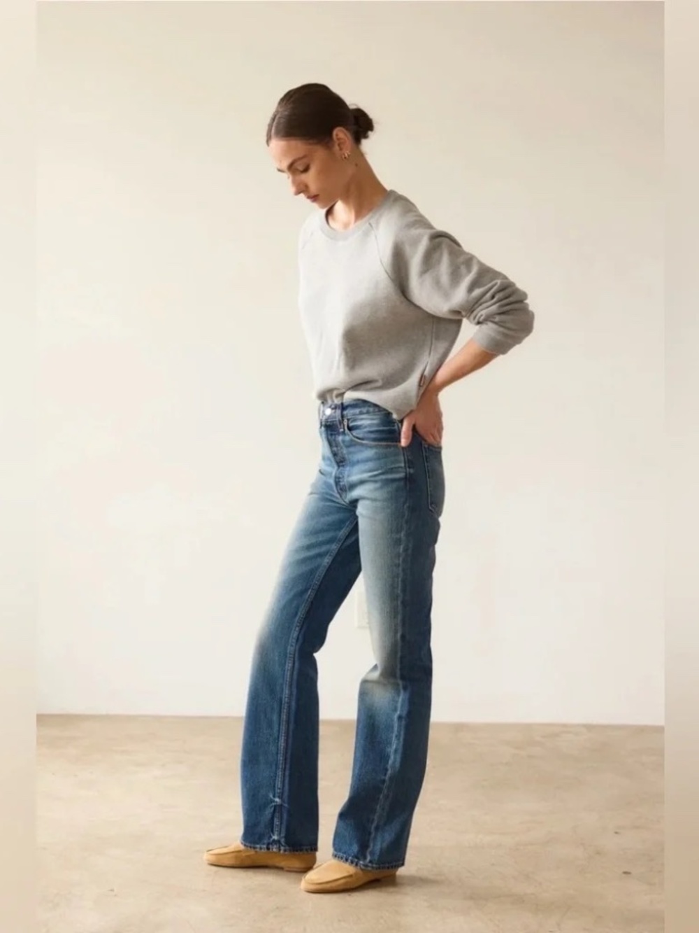Jamie Haller Straight-Leg Women’s Jeans in Medium Blue 24